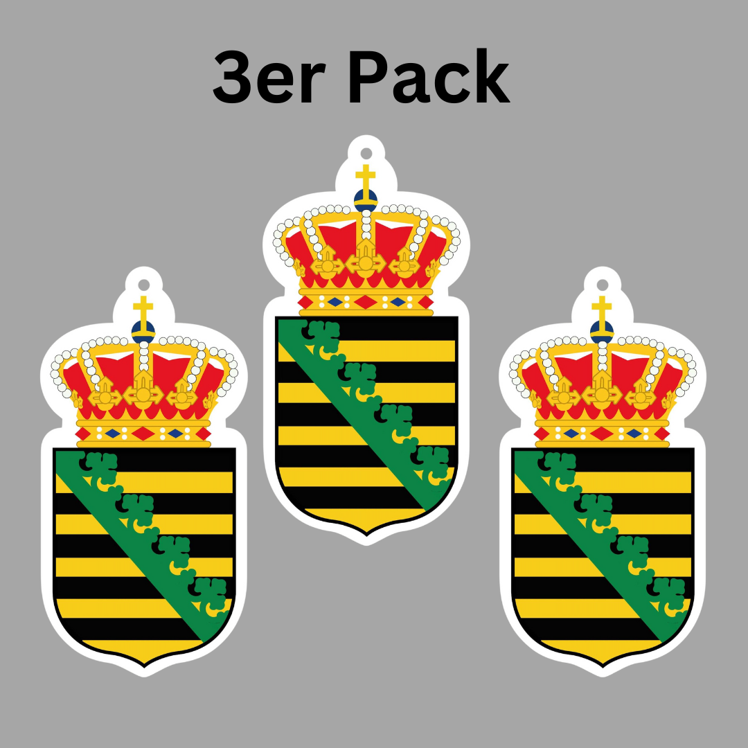 Automobilerfrischer Krone Sachsens, 3er Pack