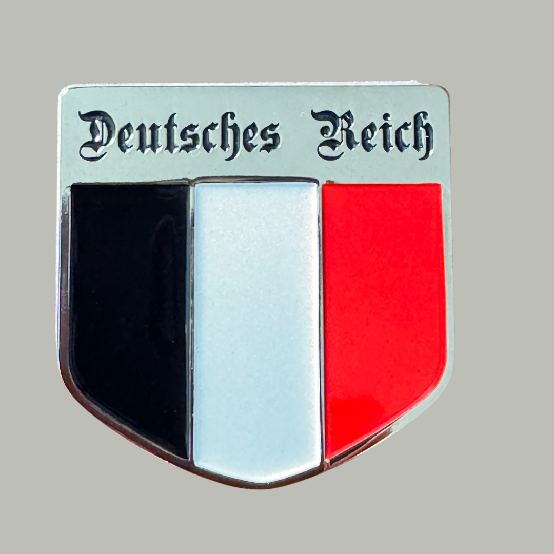 Metallplakette Deutsches Reich im 2er Set
