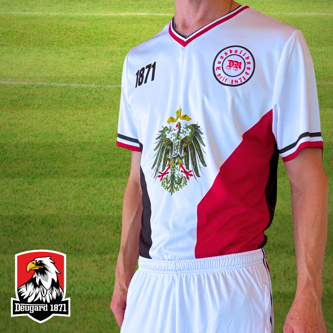Fußball Trikot Deutschland mit großem Adler, Deutsches Kaiserreich