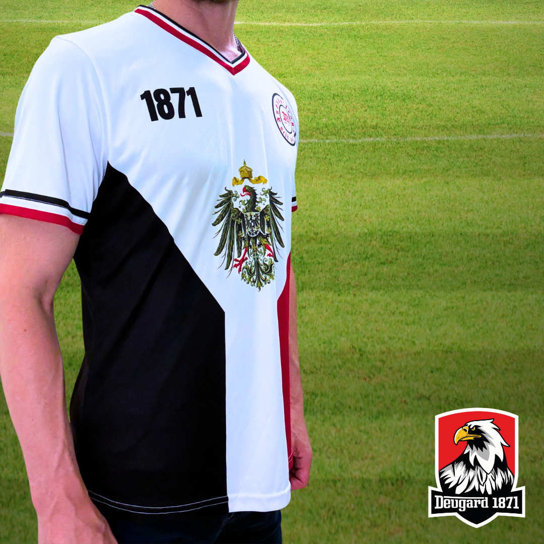 Fußball Trikot Deutschland mit großem Adler, Deutsches Kaiserreich