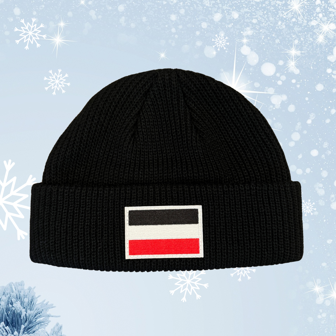 Wintermütze mit Aufnäher Fahne Deutsches Reich