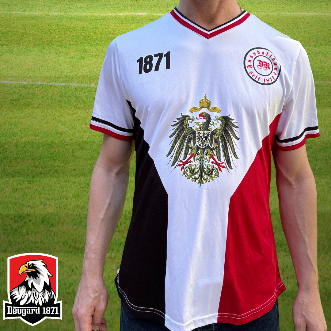 Fußball Trikot Deutschland mit großem Adler, Deutsches Kaiserreich