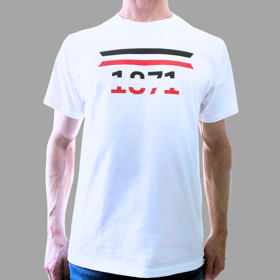 T-Shirt weiß 1871 / white