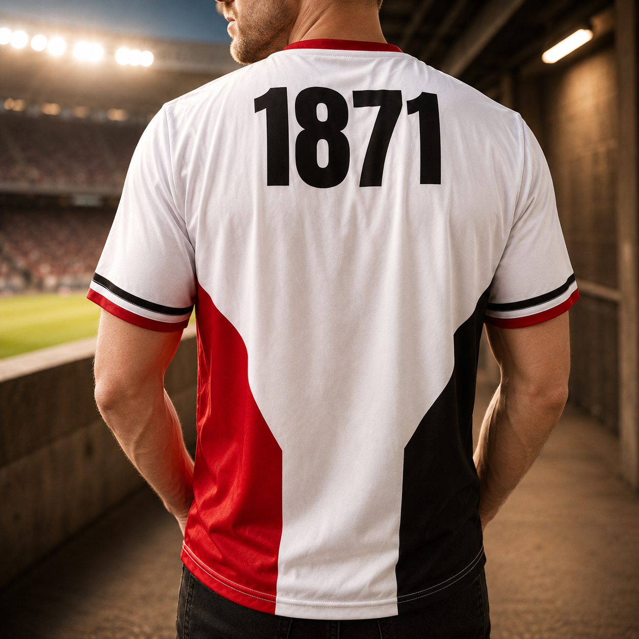 Fußball Trikot Deutschland mit großem Adler, Deutsches Kaiserreich