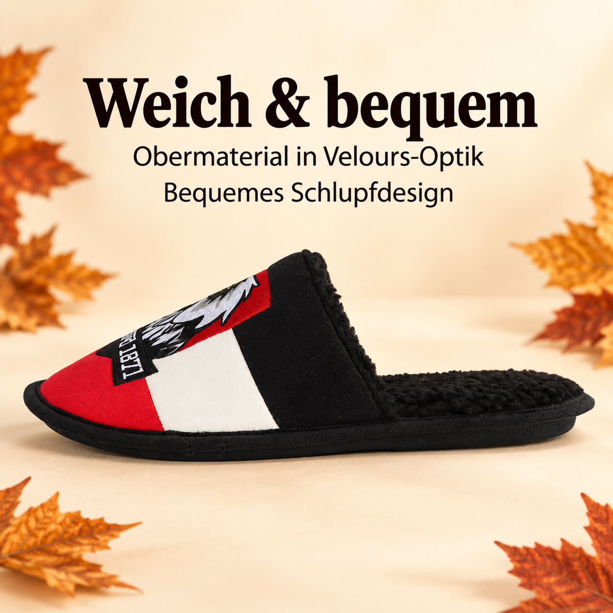 Deugard Herren-Hausschuhe – warm, bequem und markant