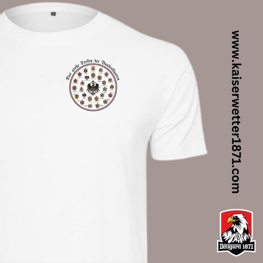 T-Shirt Großherzogtum Hessen, weiß, RuStAG