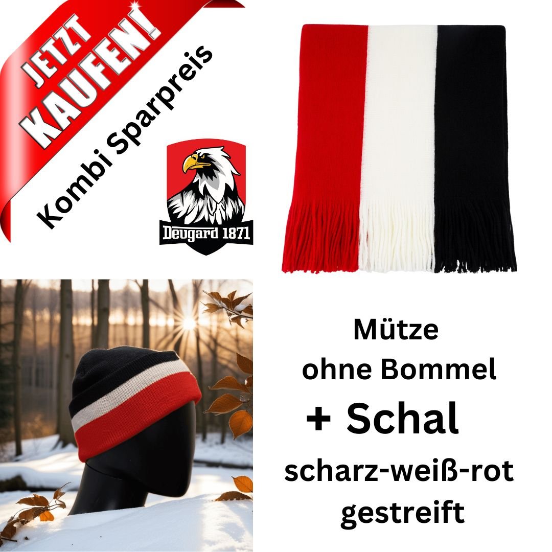 Deutschland-Mütze  + Schal